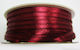 Double-Sided Satin Ribbon Bordeaux 3mm 100 meters