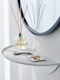 Yamazaki Montat pe perete Raft Baie Metal 40x22x11.7cm Albă