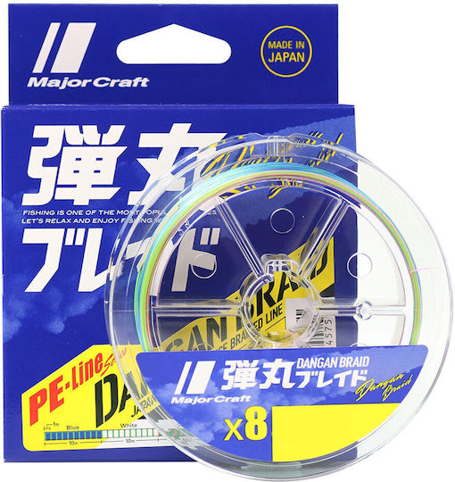 Major Craft Dangan X8 200m Multi 0.230mm Db8-200_3mc_50lb