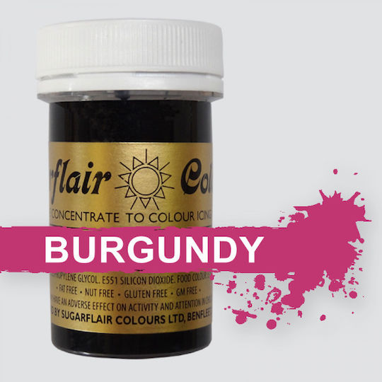 Sugarflair Food Colouring Paste Πάστα Βυσσινί 25gr