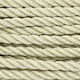 Gedrehte Floss-Kordel Elfenbein 5mm 10 Meter