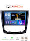 Carmedia Auto-Audiosystem für Renault Kadjar 2015 (Bluetooth/USB/AUX/WiFi/GPS/Apple-Carplay/Android-Auto) mit Touchscreen 9.5"