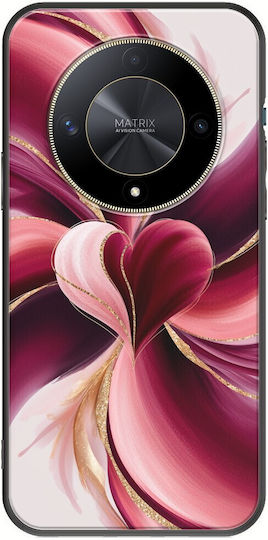 Carcasă din silicon negru TPU pentru Honor Magic 6 Lite 5G, Valentine's Day Abstract Watercolor Love