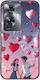 Valentine's Day Heart Balloons In Sky Oneplus Nord N30 Se 5g Black TPU Silicone Case