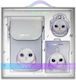 Nimmy Set 3in1 Phone Bag + Wallet + Locator Case Purple Big Eyed Pet 2.0 Rabbit