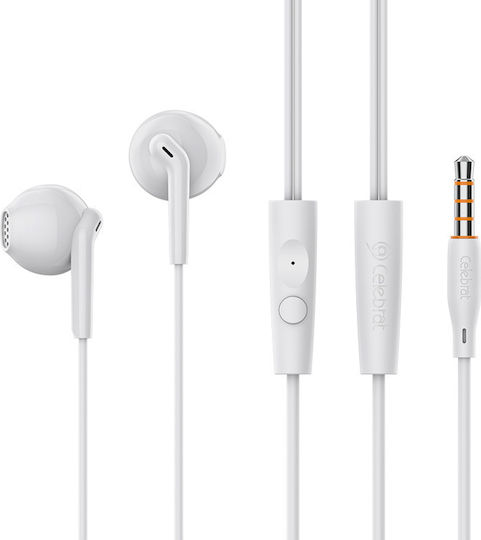 Celebrat G34-WH Безжични Стерео с жак 3.5mm Бял