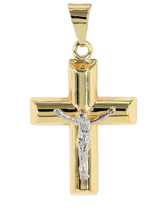 Tasoulis Jewellery Collection Χρυσός Σταυρός 14Κ χωρίς Αλυσίδα