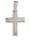 Tasoulis Jewellery Collection Weißgold Kreuz 14K