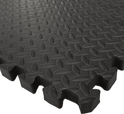 Rage Gymnastikmatten Puzzle 60x60x2,5cm 4 Stücke Schwarze