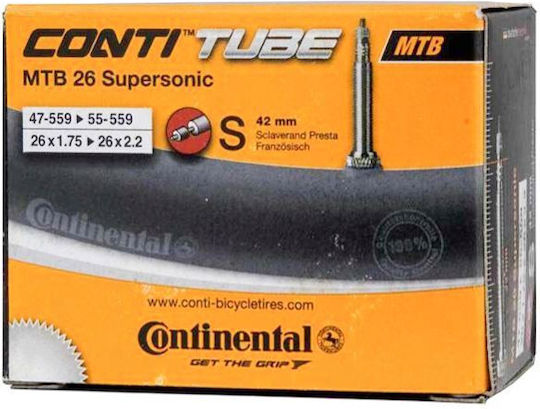 Вътрешна гума Continental MTB 26x1.75 2.2 Supersonic S42 0181691
