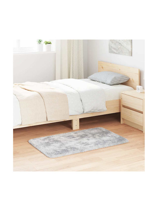 vidaXL Anti-slip Rug Rectangular Shaggy Light Grey