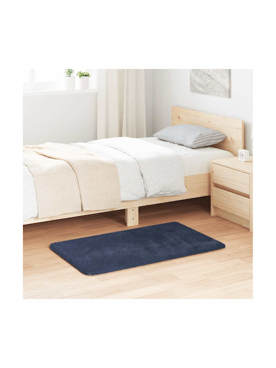 vidaXL Anti-slip Rug Rectangular Shaggy Blue