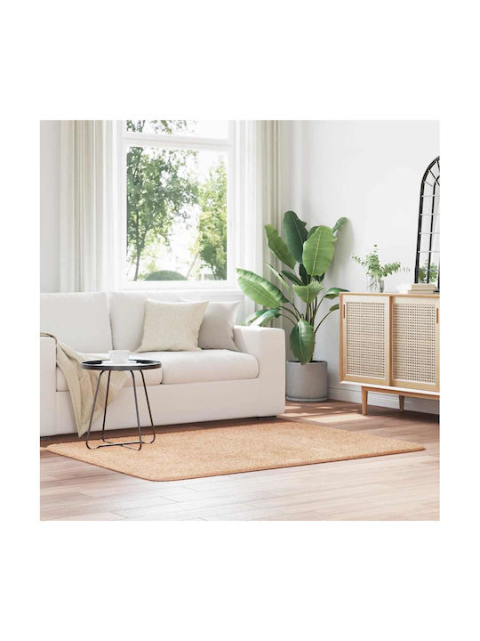 vidaXL Anti-slip Rug Rectangular Shaggy Beige