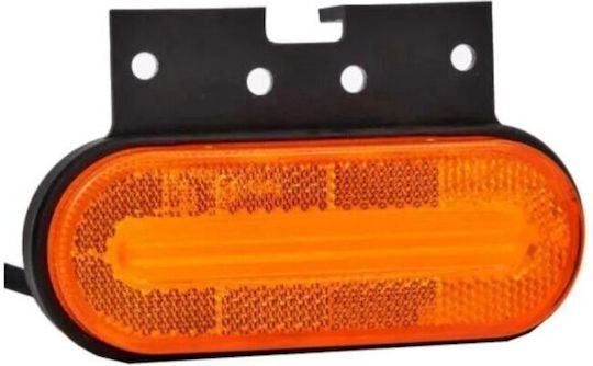 Lumină de marcaj Idealstore Dimensiuni 124x51 Led Galben Montaj 12-36v Formă dreptunghiulară Funcționare optimă între 40c 55c