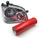 Red Protective Film Headlights Taillights Dimensions 60 Cm X 10m Protects Against Scratches Chemicals Uv Radiation Extreme Weather Conditions Reduces Risk Yellowing Cracking