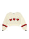 Kinderpullover Langarm Ecru