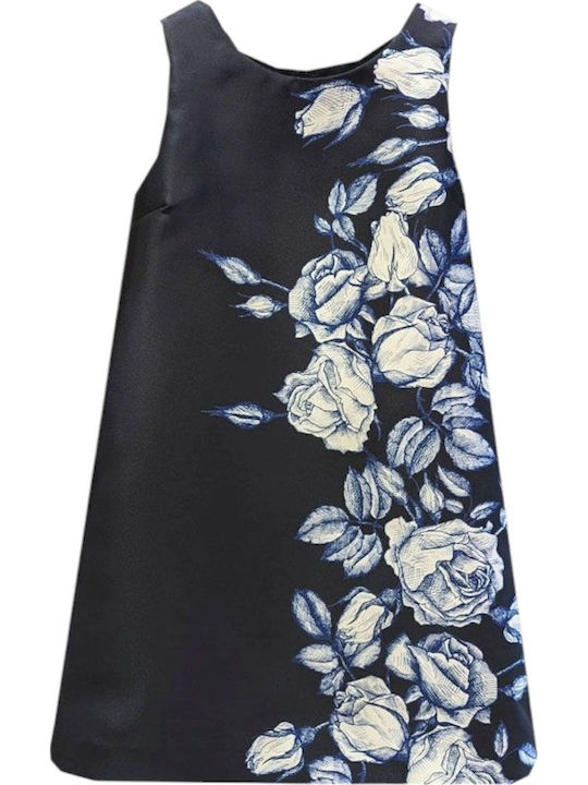 Rochie Fete Set Cu Accesorii Albastru