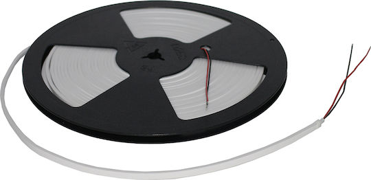 Adeleq Waterproof LED Strip 24V Natural White Light 10m Neon Flex