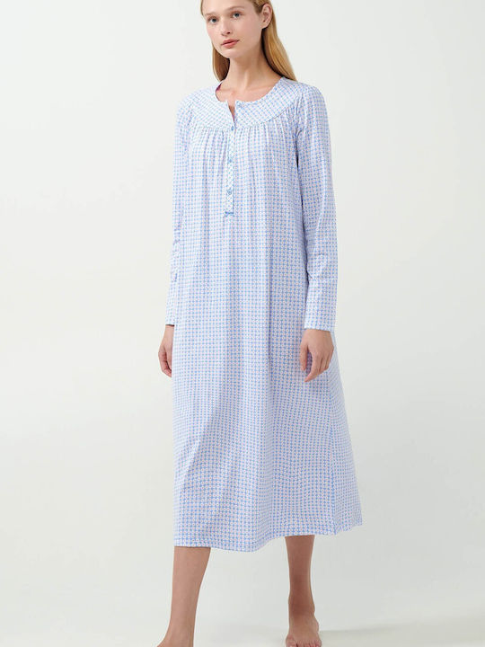 Vamp Winter Women's Nightdress blue