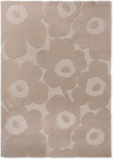 Marimekko Unikko Covor Rectangular Bej deschis