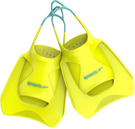 Speedo Βατραχοπέδιλα Πισίνας Biofuse Fitness Κοντά Hyper Yellow / Arctic Glass