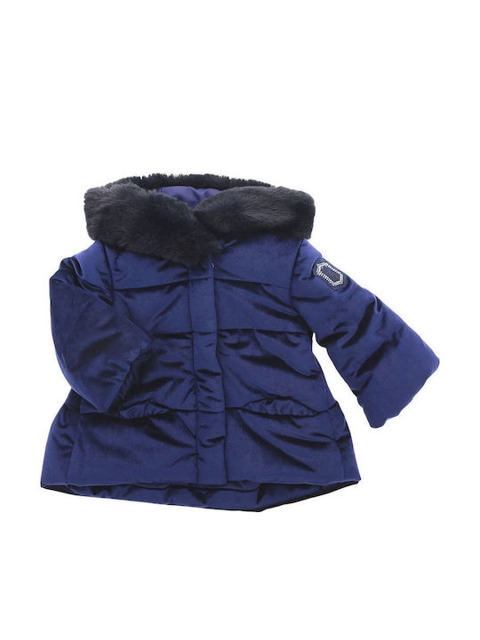 Παιδικό Casual Μπουφάν με Κουκούλα Navy Μπλε