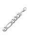 VTJ Silberne Kette Nacken Breit Dicke 13.4mm und Länge 65cm