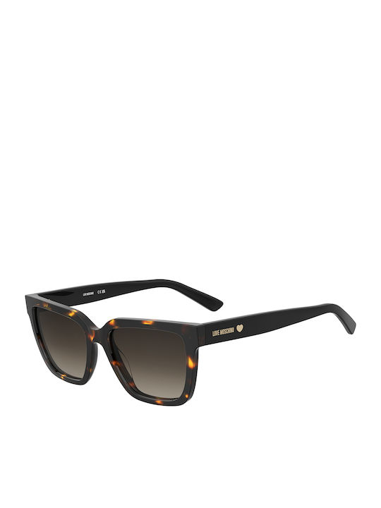 Moschino Women's Sunglasses with Brown Tartarug...