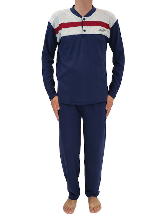 Rimoli Men's Winter Pajamas Set BLUE