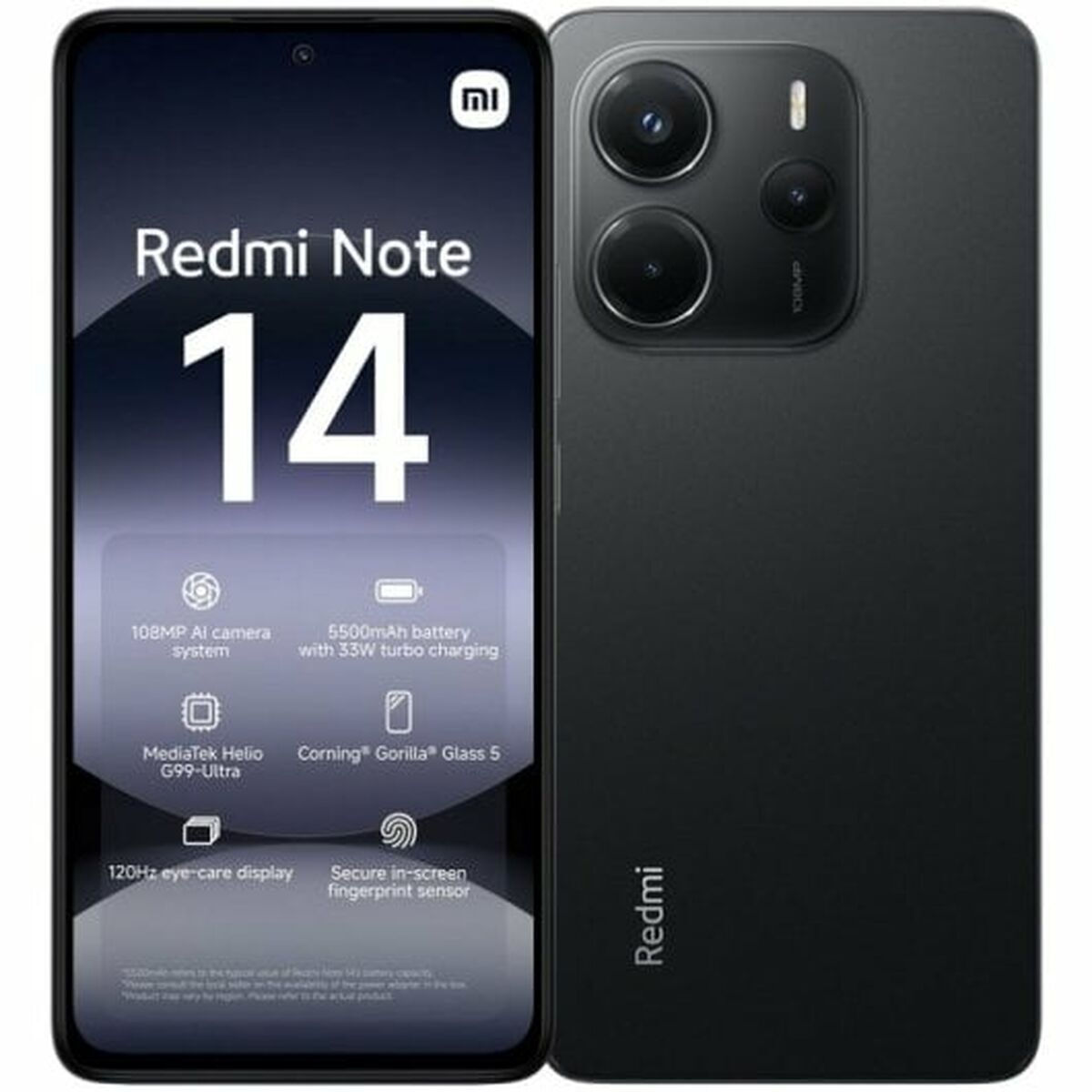 Xiaomi Redmi Note 14 4G NFC Dual SIM (8GB/256GB) Midnight