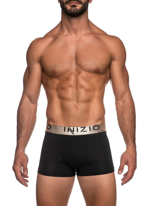 Inizio Men's Boxer Black/beige