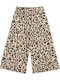 Kids' Fabric Pants Black with white details