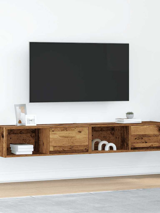 Vidaxl TV-Möbel 2 Stück 80x31x25,5 cm Holzwerks...
