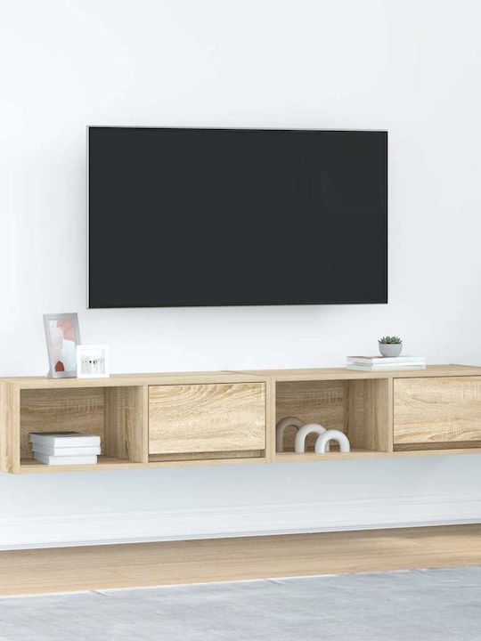 Vidaxl Έπιπλα Τηλεόρασης 2 Τεμ 80x31x25,5 Εκ Επ...