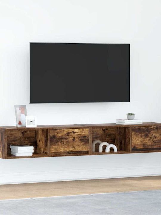 Vidaxl TV-Möbel 2 Stück 80x31x25,5 cm Holzwerks...
