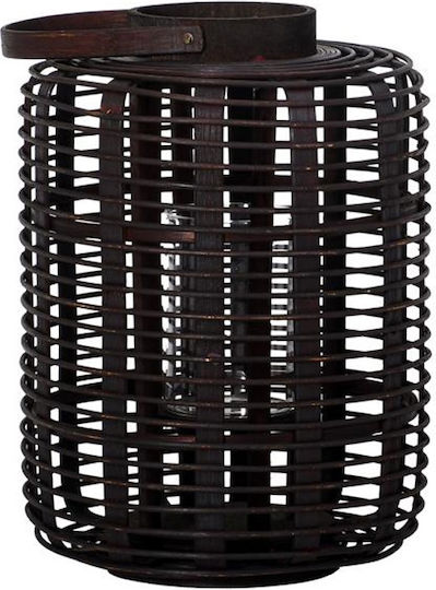 Fylliana Fl372 Tabletop Metallic Lantern Brown 25x37cm