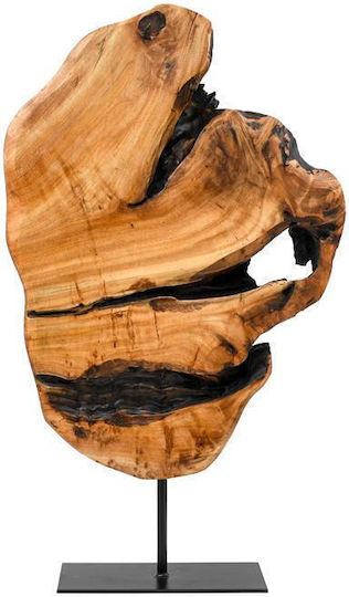 Fylliana Decorative Bust Made of Willow Wood 35x4x50cm