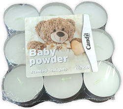 Aromatic Tealights 18pcs Baby Powder