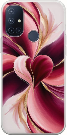 Valentine's Day Abstract Watercolor Love Oneplus N10 5g Flexible TPU Transparent Silicone Case