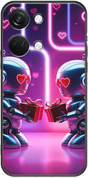 Valentinstag Futuristische Lovebots Oneplus Nord 3 5G Schwarze TPU Silikonhülle Valentinstag Futuristische Lovebots Oneplus Nord 3 5G Schwarze TPU Silikonhülle