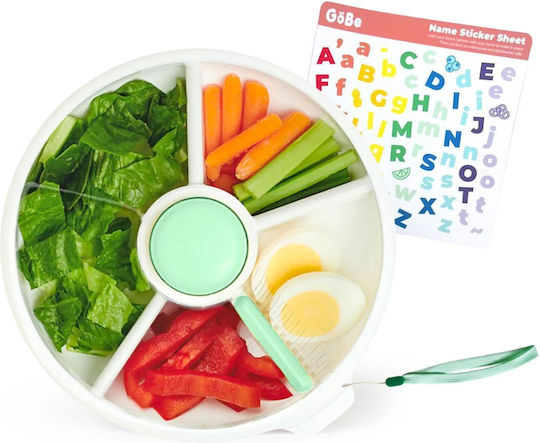 GoBe Παιδικό Μπωλ Φαγητού Snack Spinner Large Πράσινο