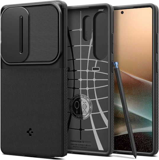 Spigen Optik Armor Back Cover Πλαστικό / Σιλικόνης 2mm Μαύρο (Galaxy S25 Ultra)
