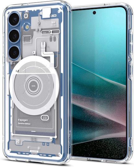 Spigen Ultra Hybrid Zero One (MagFit) Umschlag Rückseite Silikon / Kunststoff Weiß (Galaxy S25)
