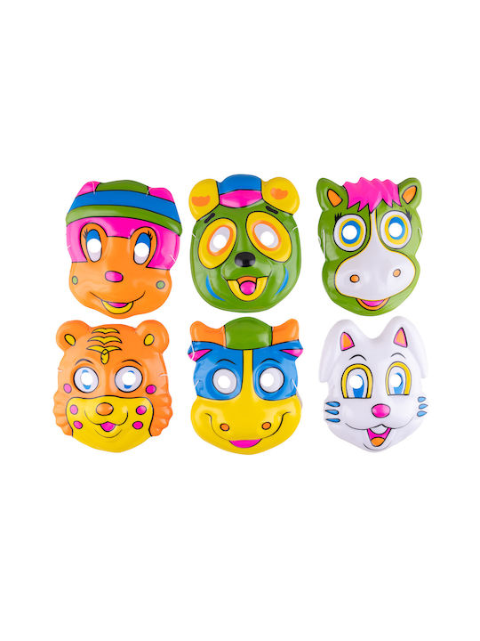 Animal Mask Plastic Children 1 Piece