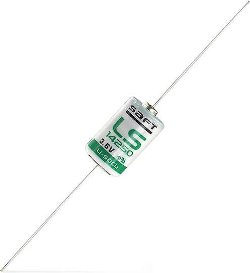 Baterie cu cablu axial Saft Ls 14250 Li-socl2 3.6v 1/2aa