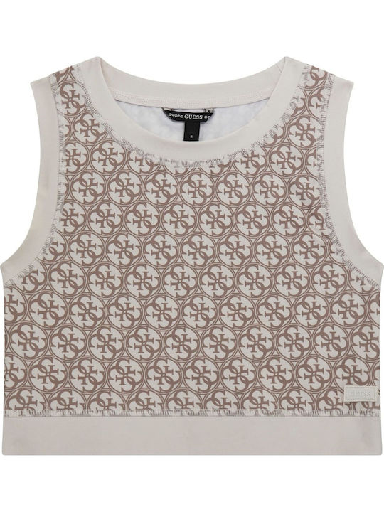 Kinderhemd Ärmellos Beige