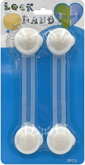 HOMie Cabinet & Drawer Lock made of Plastic Transparent 2pcs