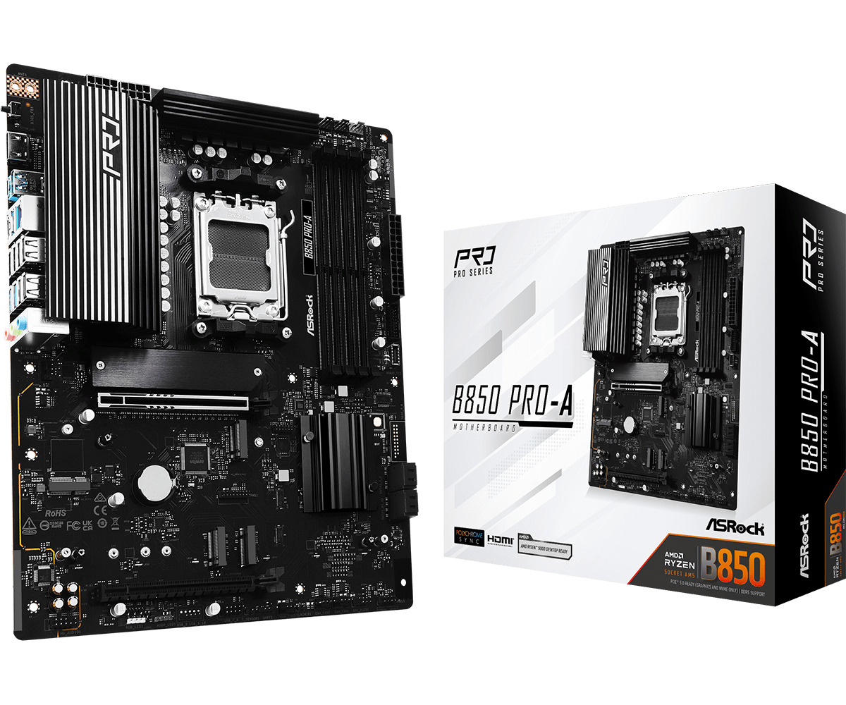 ASRock B850 Pro-A Motherboard ATX με AMD AM5 Socket