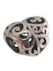 Kalliopi Silver Heart Charm Made of Silver
