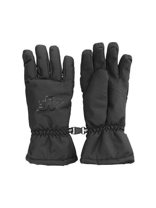 4F Kids Ski & Snowboard Gloves Black